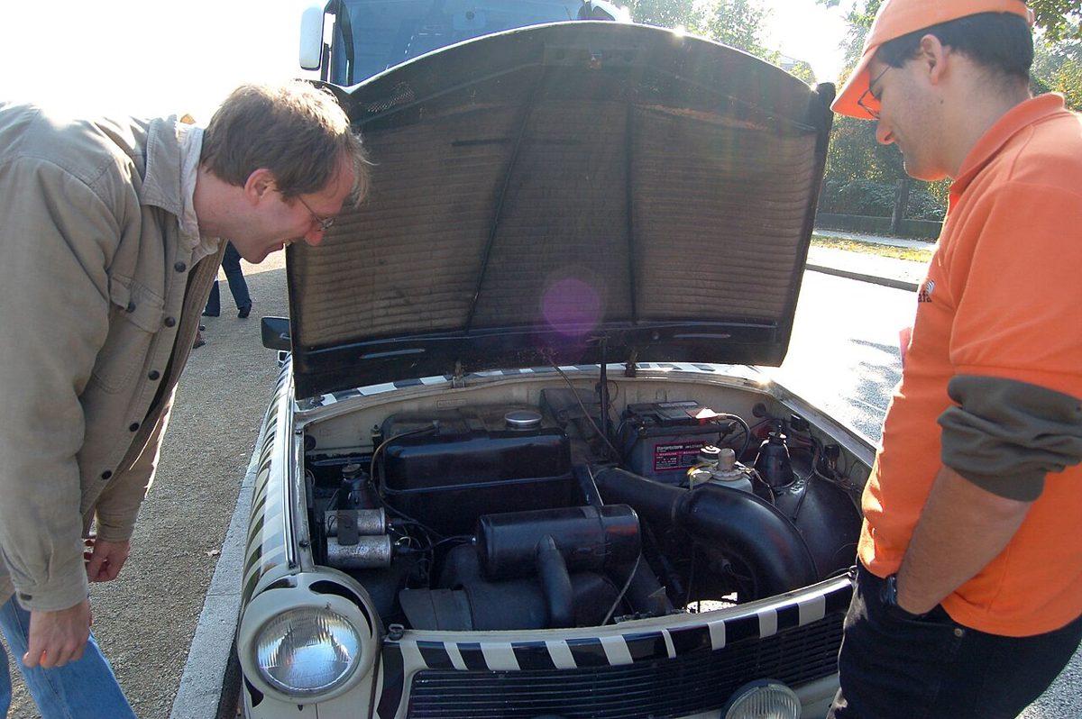 Engine of a Trabant 601 S